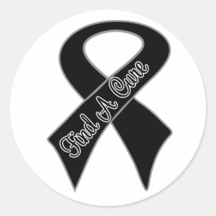 Sticker Rond Le cancer du mélanome guéris