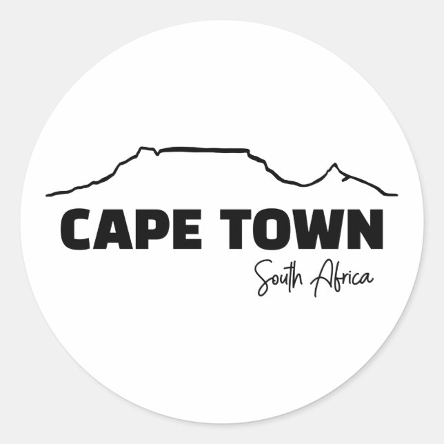 Sticker Rond Le Cap (Devant)