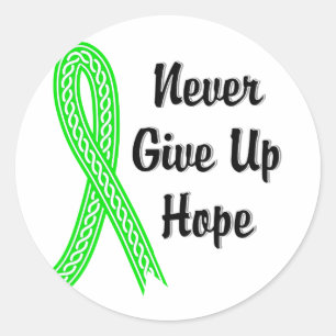 Sticker Rond Le Celtic n'abandonnent jamais le lymphome