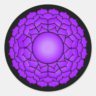 Sticker Rond Le chakra de la Couronne