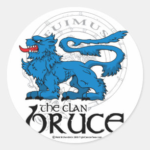 Sticker Rond Le Clan Bruce