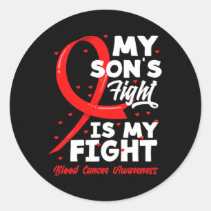 Sticker Rond Le combat de mon fils est mon combat Sensibilisati