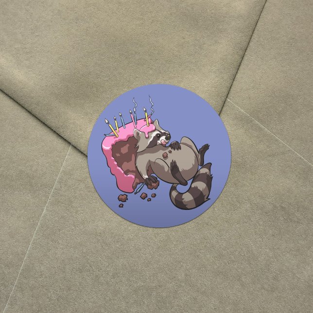 Sticker Rond Le Comte de Cake (Créateur téléchargé)