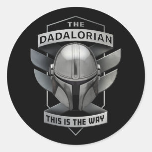 Sticker Rond Le Dadalorien - C'Est Ainsi