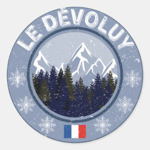 Sticker Rond Le Dévoluy Station de Ski
