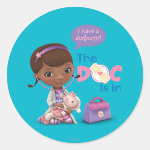 Sticker Rond Le Doc Est En 2