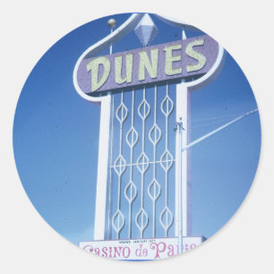 Sticker Rond Le Dunes Hotel Las Vegas