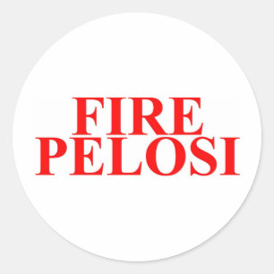 Sticker Rond Le feu Pelosi
