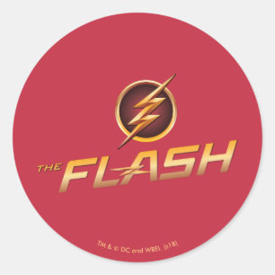 Sticker Rond Le Flash   Logo TV Show