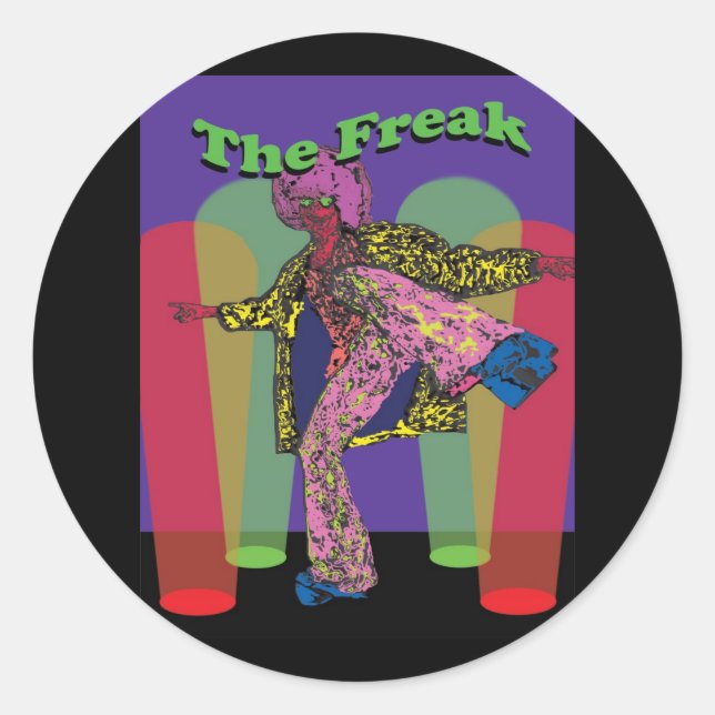 Sticker Rond Le Freak (Devant)