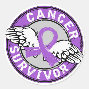 Sticker Rond Le Général Cancer du survivant 14