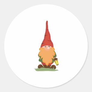 Sticker Rond Le Gnome
