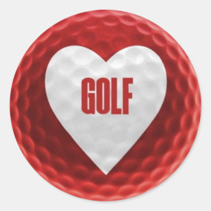 Sticker Rond Le golf fait le tour du monde