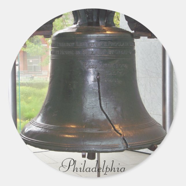 STICKER ROND LE GRAND BÂTIMENT ROND DE PHILADELPHIE (Devant)