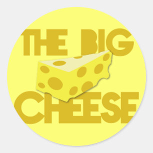Sticker Rond LE GRAND FROMAGE ! patron