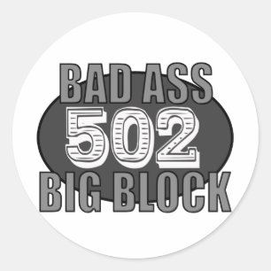 Sticker Rond le grand mauvais 502 de bloc