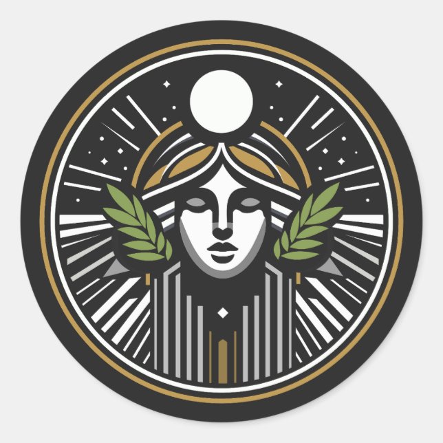 Sticker Rond Le Grand Romain, (Devant)