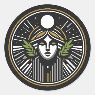 Sticker Rond Le Grand Romain,