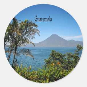 Sticker Rond Le Guatemala, le magnifique paysage naturel