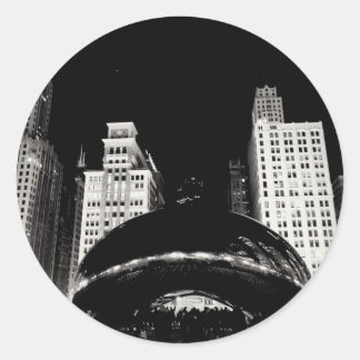 Sticker Rond Le haricot de Chicago