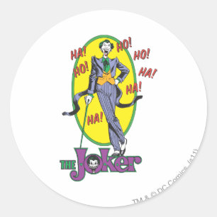 Sticker Rond Le Joker Cackles 2