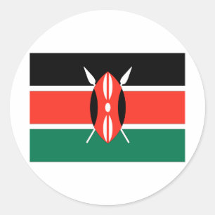 Sticker Rond Le Kenya