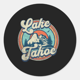 Sticker Rond Le lac Tahoe