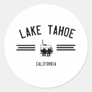 Sticker Rond Le lac Tahoe en Californie