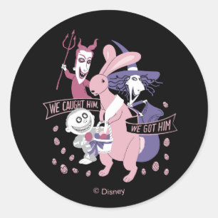 Sticker Rond Le lapin de Pâques   Nous L'Avons Eu