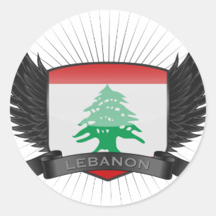 STICKER ROND LE LIBAN