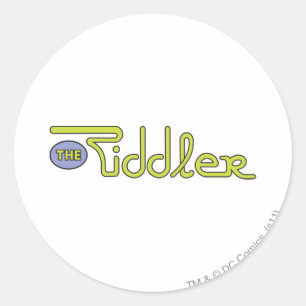 Sticker Rond Le logo Riddler vert