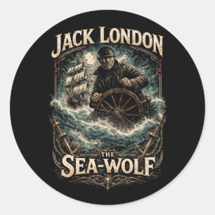 Sticker Rond Le Loup de mer