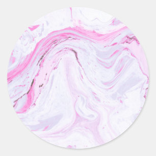 Sticker Rond le marbre de fraise me customisent conception