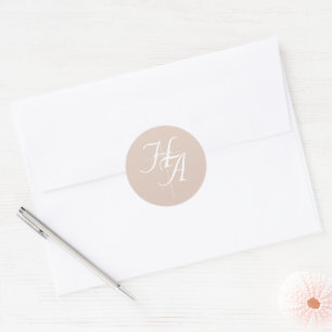 Sticker Rond Le Mariage Catholique Raffiné