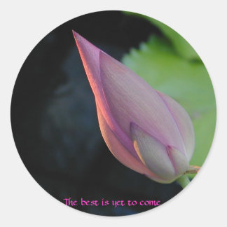 Sticker Rond Le meilleur reste à venir