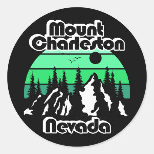 Sticker Rond Le Mont Charleston Nevada