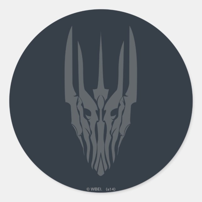Sticker Rond Le Necromanceur de Dol Guldur (Devant)