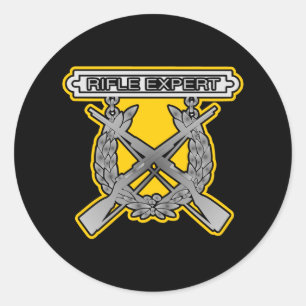 Sticker Rond Le nombreux usmc d'expert noircissent