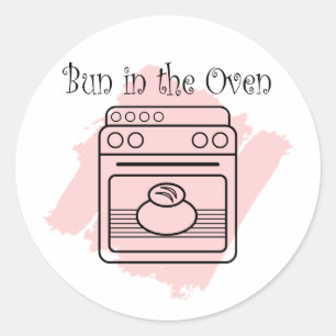 Sticker Rond Le pain au four