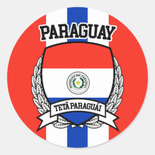 Sticker Rond Le Paraguay