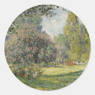 Sticker Rond Le Parc Monceau - Claude Monet
