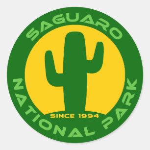 Sticker Rond Le Parc national du Saguaro