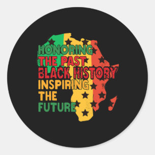 Sticker Rond Le Passé Inspirant Le Futur Mois De L'Histoire Noi