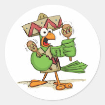 Le perroquet avec Maracas