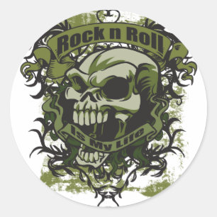 Sticker Rond Le petit pain de la roche n est ma vie