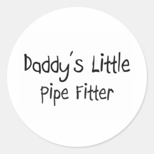 Sticker Rond Le petit poêle de papa