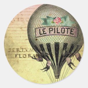 Sticker Rond *Le PiLoTe*