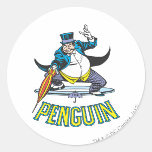 Sticker Rond Le pingouin