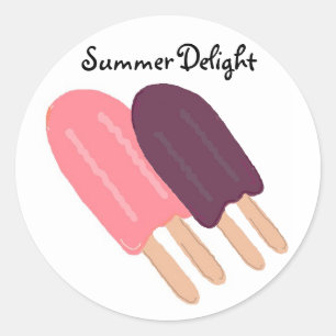 Sticker Rond Le plaisir d'été