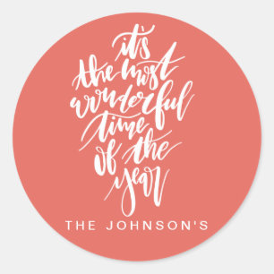 Sticker Rond le plus beau moment de l'année...